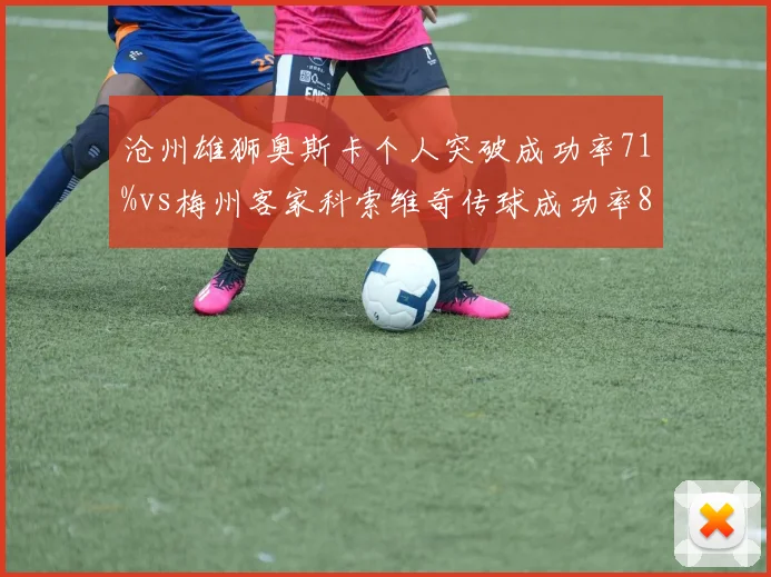 沧州雄狮奥斯卡个人突破成功率71%vs梅州客家科索维奇传球成功率89%，单打独斗与团队配合博弈